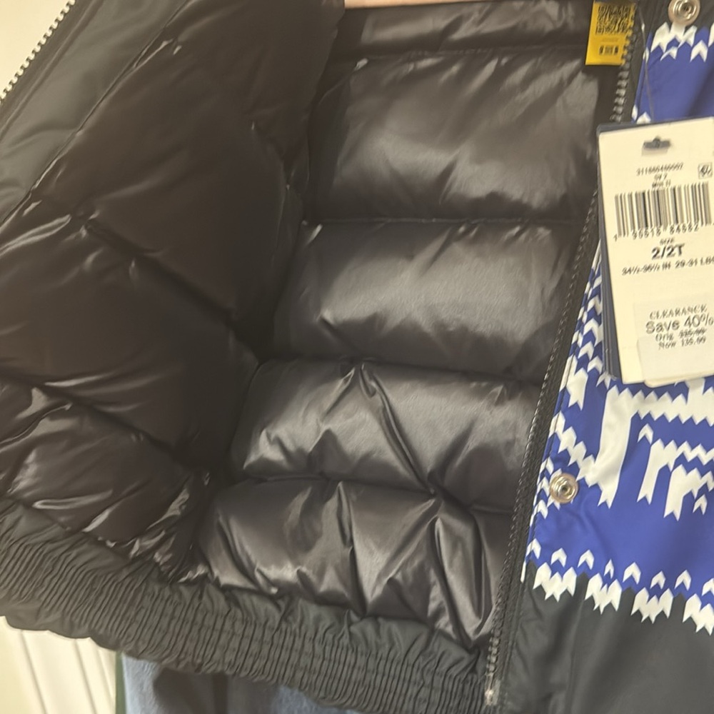 *NEW* RALPH LAUREN TODDLER GIRLS SNOWFLAKE PUFFER COAT JACKET 2T - Picture 10 of 10